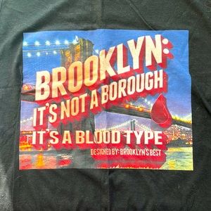 Brooklyn tshirt 100% cotton